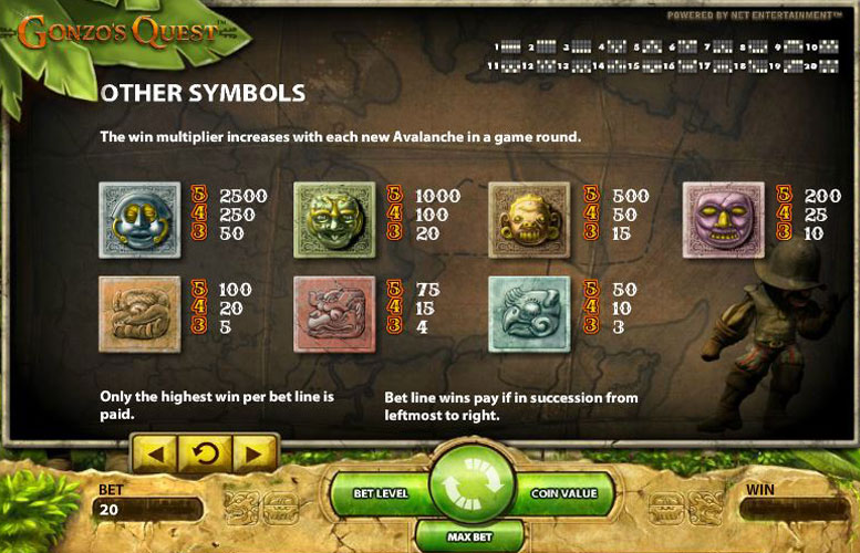 Gonzo’s Quest — free spins