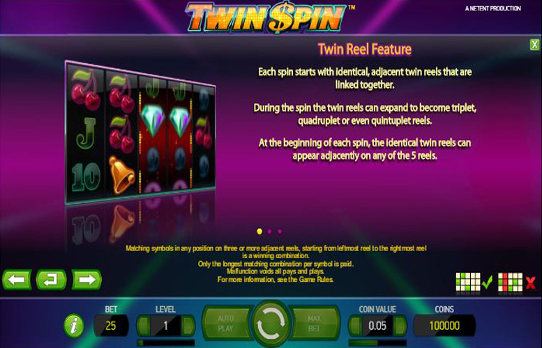 Twin Spin — bonus feature